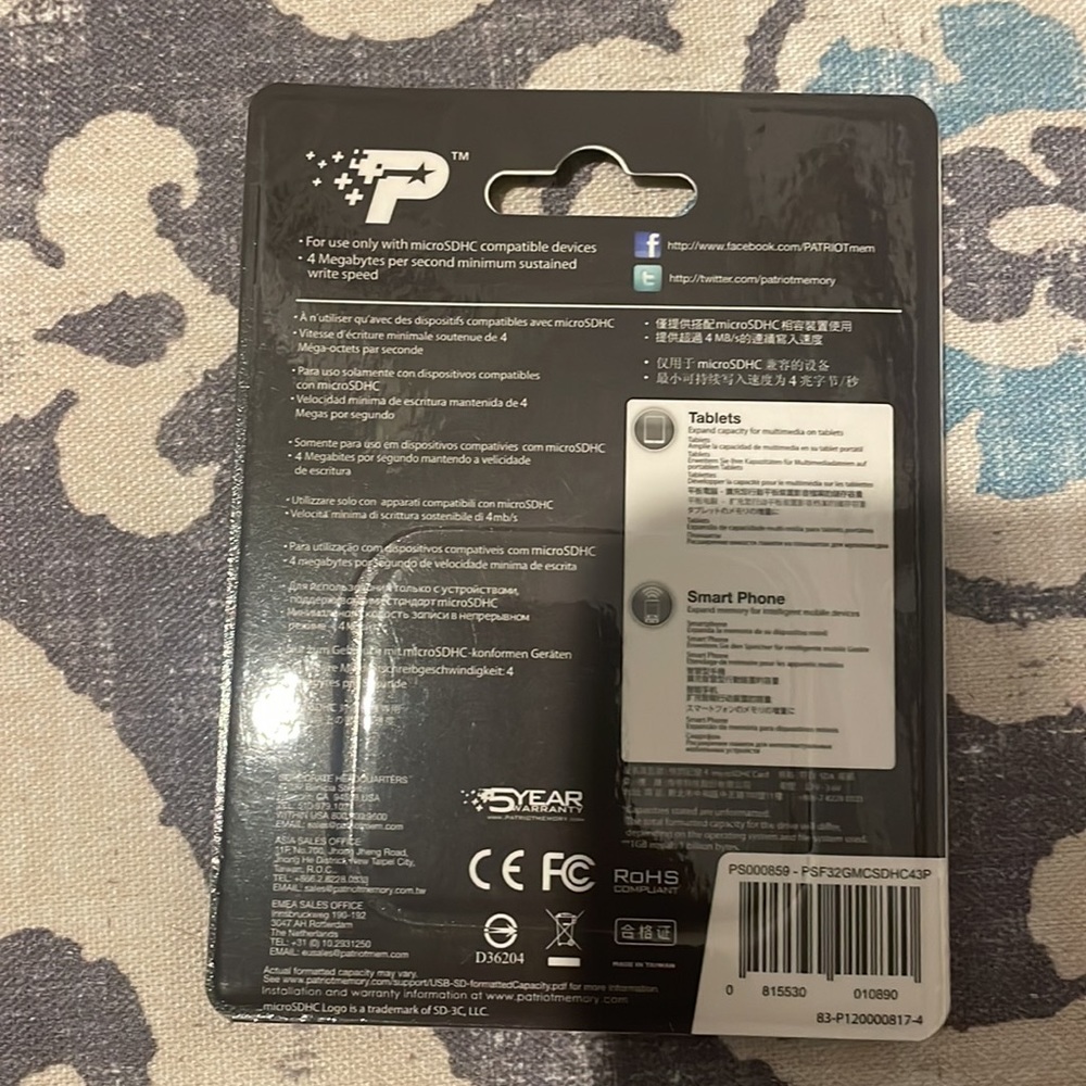 Patriot Signature Flash - Flash memory card (SD adapter included) - Picture 3 of 4